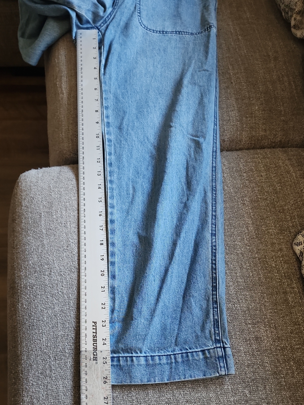Madewell Denim Utility Jumpsuit Boiler Suit One Piece Light Wash Long Sleeve - Picture 8 of 10
